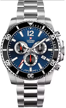 Часы Le Temps Swiss Naval Patrol Chronograph LT1044.13BS01